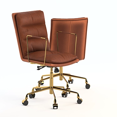 Alvord Dudley Genuine Leather Task Chair