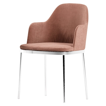 Product Description (Translated from Russian): Size 520x520x820 mm

Supposed Title: Moroso Precious Chair 3D model image 1 