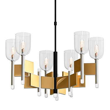 Elegant Sciolari Chandelier 3D model image 1 