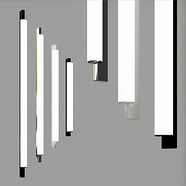Illuminate Your Vanity: Keel LED Light 3D model image 1 