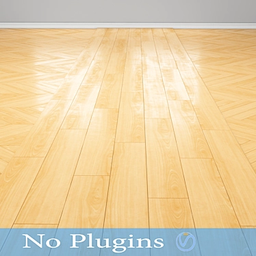 Luxury Wood Flooring 3D model image 1 