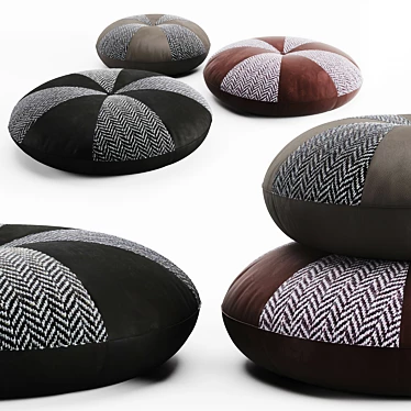 Echinoidea Ottoman: Stylish and Comfortable 3D model image 1 