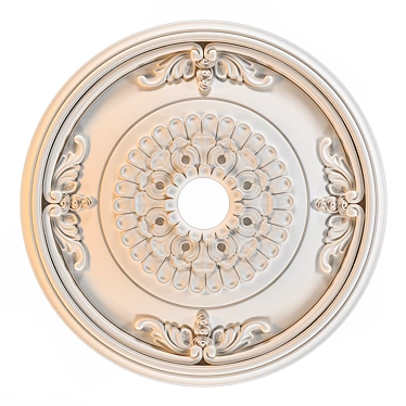 Elegant Ceiling Rosette | Rosette Fabello 3D model image 1 