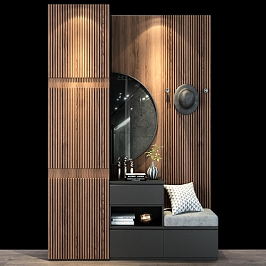 Hallway Harmony: Composition 226 3D model image 1 