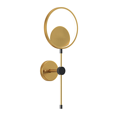 Modern LED Ring Wall Lamp: Lampatron RISOR 3D model image 1 