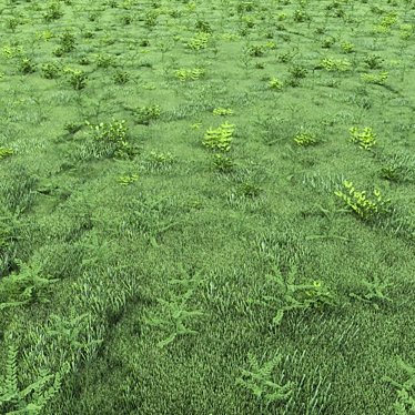 Lush Green Grass for Landscapes 3D model image 1 