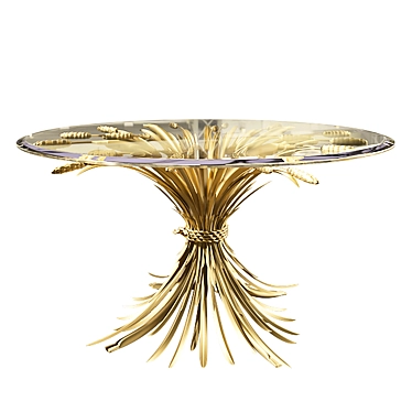 Elegant Silver Coffee Table: Eichholtz Bonheur 3D model image 1 