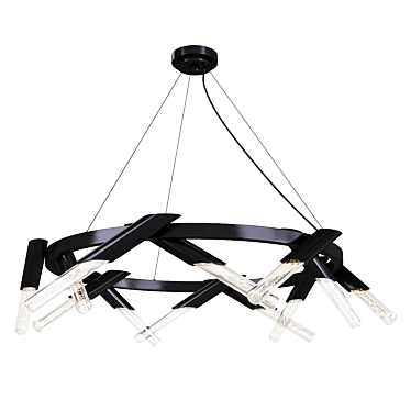 Enchanting Luciole Chandelier 3D model image 1 