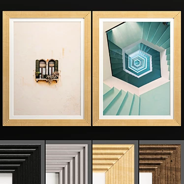 Premium Art Frame: 510 Series 3D model image 1 