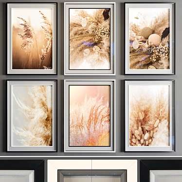 Title: Abstract Art Frame - Modern Style 3D model image 1 