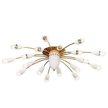 Vintage Stilnovo Ceiling Lights 3D model image 1 