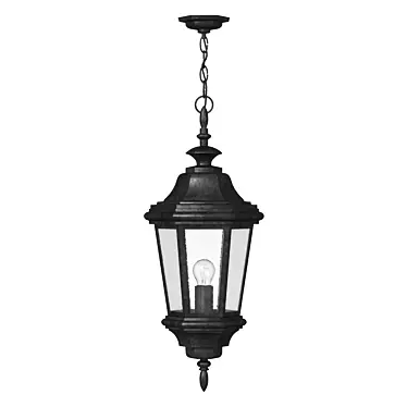 Modern Outdoor Pendant Light 3D model image 1 