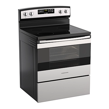 Amana AER6303MFS: High-Quality Oven for Perfect Interior Visualization 3D model image 1 