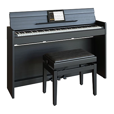 Compact and Stylish Yamaha YDP S-34 3D model image 1 