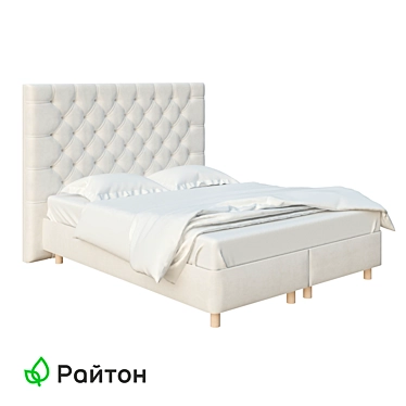 Brooklyn Raibox Set: Elegant and Comfortable Bed 3D model image 1 