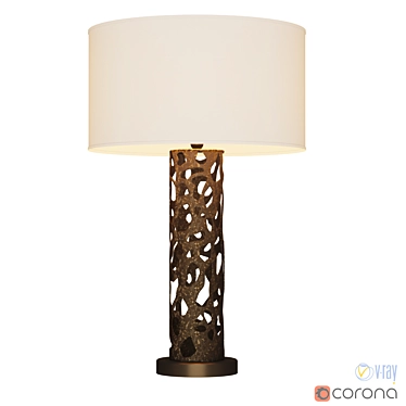 Elegant Romi Table Lamp 3D model image 1 