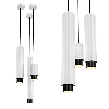 Elegant Modern Pendant Light 3D model image 1 