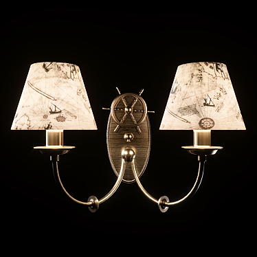 Sleek Wall Lamp: Maytoni ARM625 3D model image 1 