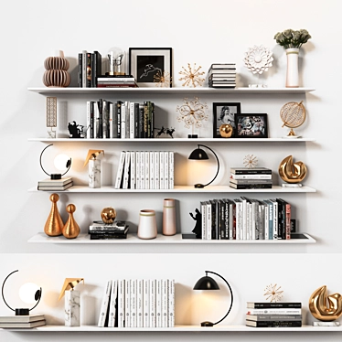 Versatile 3D Shelves 3D model image 1 