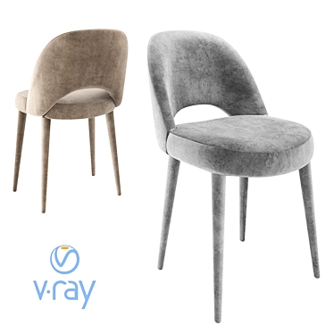 Trendy Pols Potten Chair 3D model image 1 