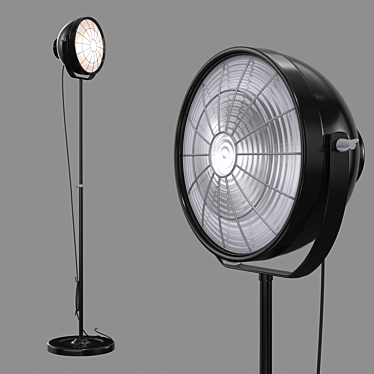 Elegant Floor Lamp: Svartnora 3D model image 1 