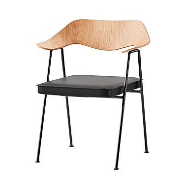 Iconic Case Robin Day 675 Chair 3D model image 1 