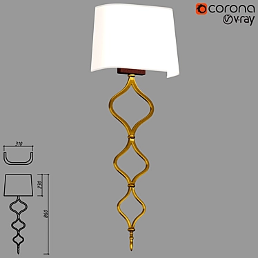 Gramercy Efrain Art Nouveau sconce SN091-1-BRS