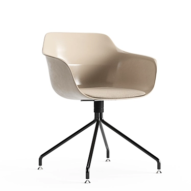 Brunner Crona Light 6311/A: Stylish Rotating Chair 3D model image 1 