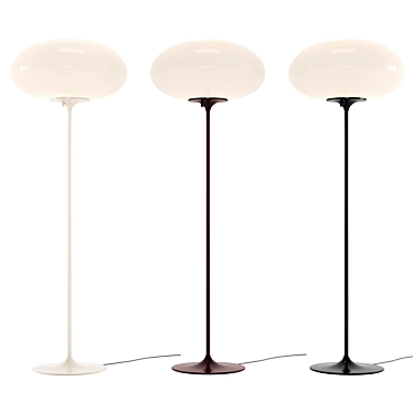 Stemlite 3-Color Floor Lamp 3D model image 1 