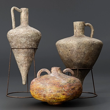 Title: PBR-Optimized Amphora 1.5 3D model image 1 