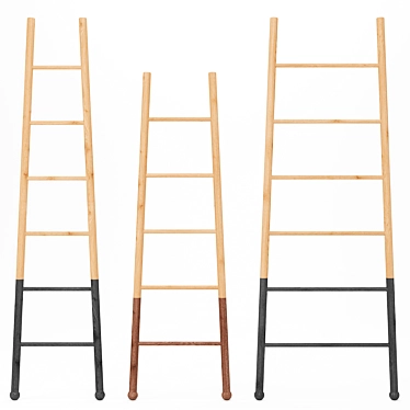 American-Made Decorative Ladders 3D model image 1 