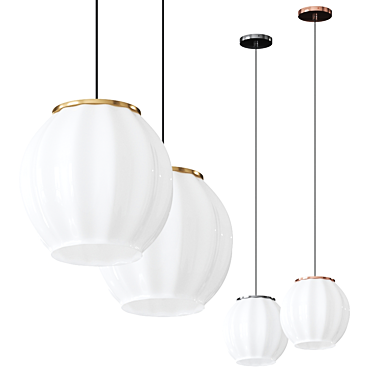 Mei Suspension Lamp: Stylish Illumination for Modern Spaces 3D model image 1 