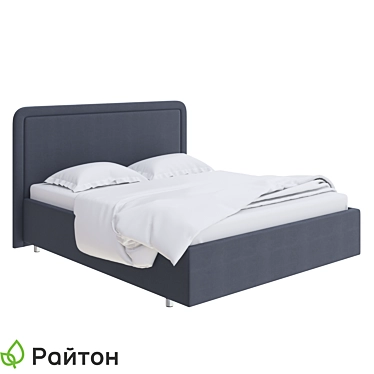 Title: Elegant Domingo Bed: Modern, Stylish, and Versatile 3D model image 1 