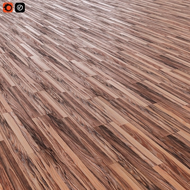 Tiger Oak Laminate Flooring 3D model image 1 