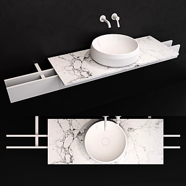 Agape Rigo Vessel Sink 3D model image 1 