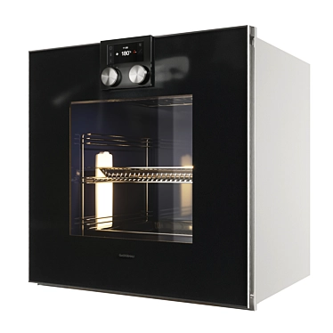 Gaggenau BO420101: Stylish 60cm Pyrolytic Oven 3D model image 1 