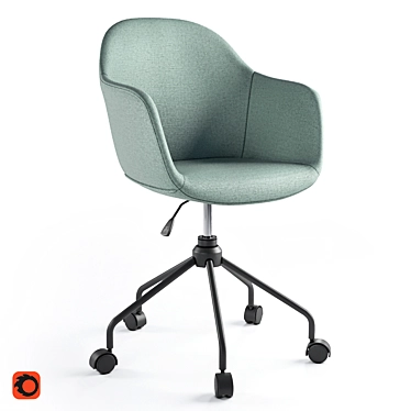 Ergonomic Office Chair: La Redoute Nyjo 3D model image 1 