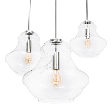 Everly 42044 Pendant - Effortlessly Elegant Lighting 3D model image 1 