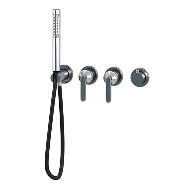 KOÈ GEDA: Stylish Shower Faucet by Stefano Macchion 3D model image 1 