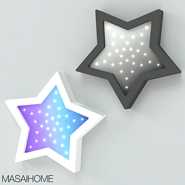 Starry Night Lamp 3D model image 1 