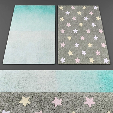 Kids Rugs Collection 3D model image 1 