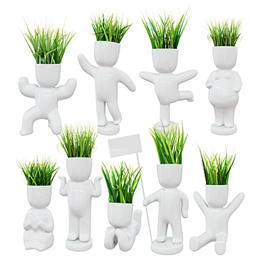 EcoMan Mini Oasis Set 3D model image 1 
