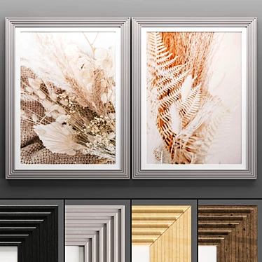 Creative Art Frames: Texture Collection 3D model image 1 