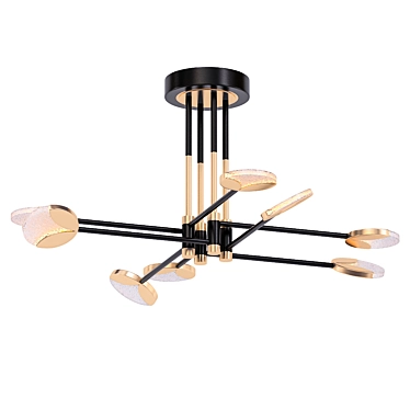 Radiant LED Ceiling Chandelier 3D model image 1 