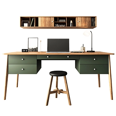 Andersen Writing Desk 3D model image 1 
