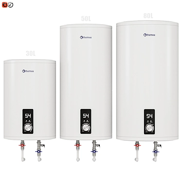 Thermex Solo Water Heater Set 3D model image 1 