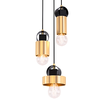 Electra LED Pendant Lights - Modern and Elegant 3D model image 1 