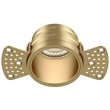 Modern Recessed Luminaire with Multiple Color Options 3D model image 1 