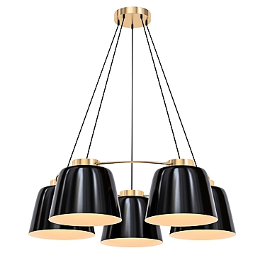 Modern Chic Pendant Light 3D model image 1 