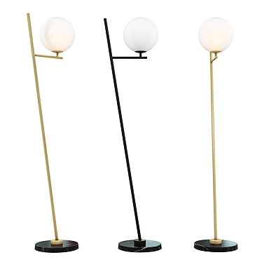 Elegant Flynn Floor Lamp 3D model image 1 